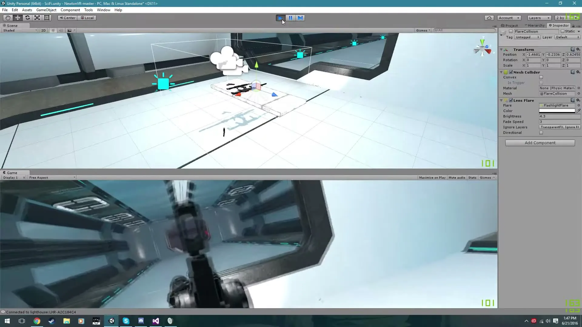 HTC Vive Shooting Range Test (Unity 5)