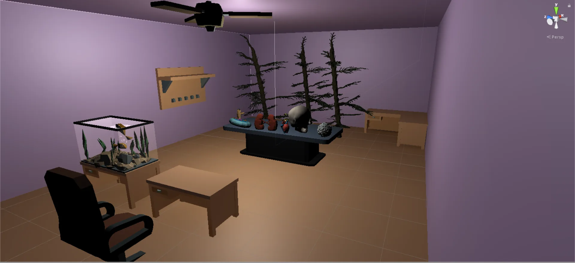 Screenshot of the Unity-based VR Education Toolkit scene editor